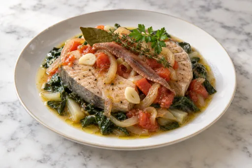 Bonito con anchoas