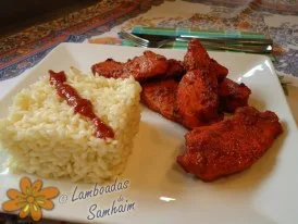 Pechugas de pollo a la Maha Khala-Tandoori