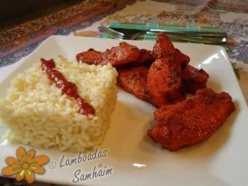 Pechugas de pollo a la Maha Khala-Tandoori