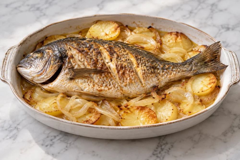 Sargo al Albariño