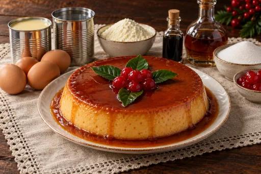 Quesillo navideño