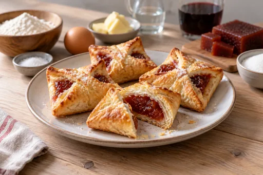 Pastelitos con dulce de membrillo
