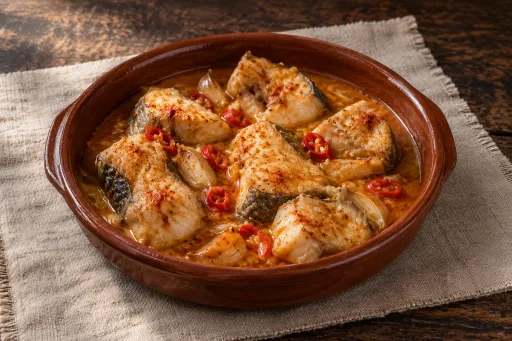 Cazon con salsa picante