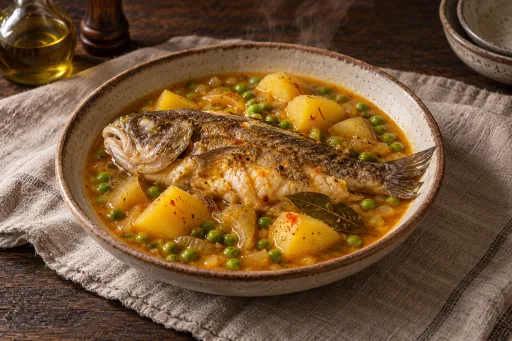 Guiso marinero de Maragota o Pinto