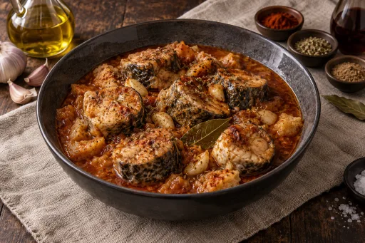Morena en Salsa de Adobo