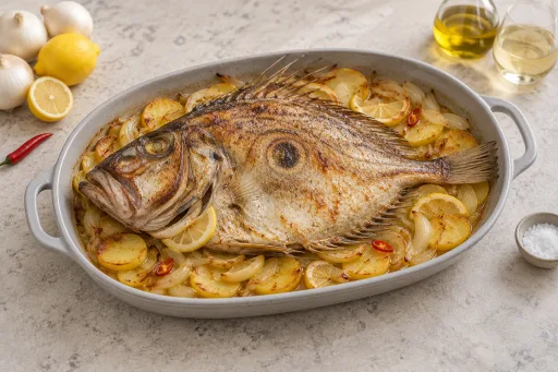 Pez de San Pedro al horno