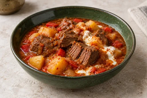 Estofado de ternera con patatas