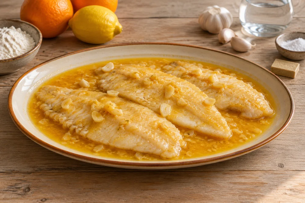 Panga a la naranja y al limón