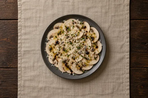 Carpaccio de hongos