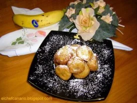 Buñuelos Canarios de Plátano