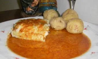 Bacalao con mojo picón y papas bonitas
