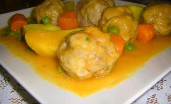 Albóndigas a la Jardinera