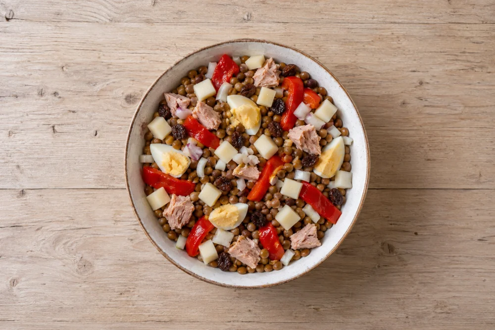 Ensalada de lentejas