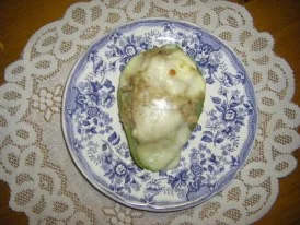 Chayotes rellenos de atún