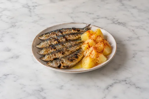 Sardinas con cachelos