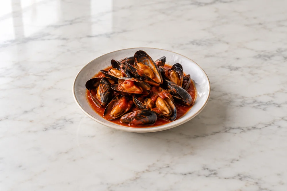 Mejillones en salsa picante
