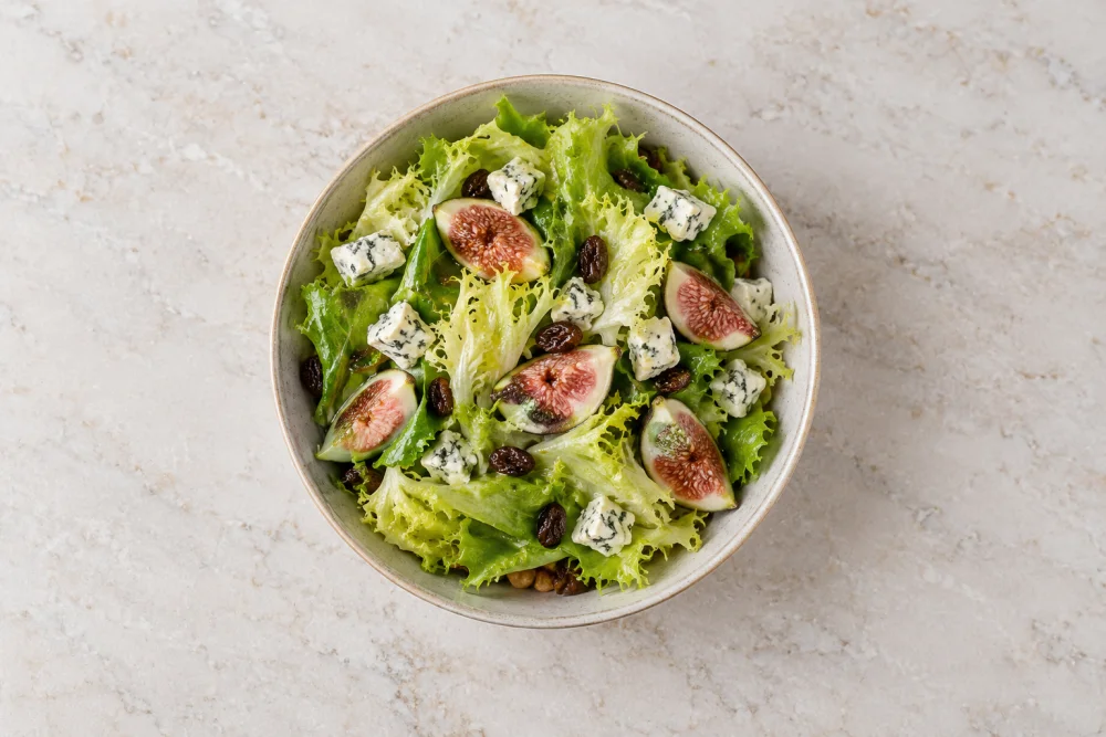 Ensalada de higos y frutos secos