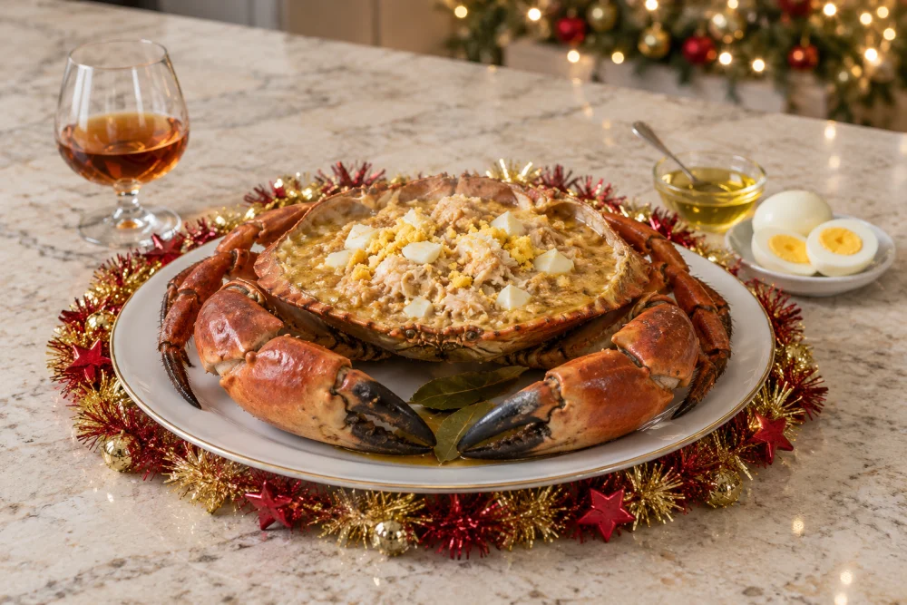 Buey de mar para navidad