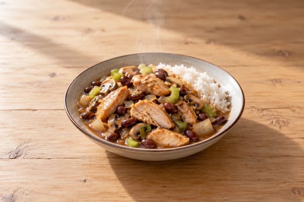 Chop suey de pollo