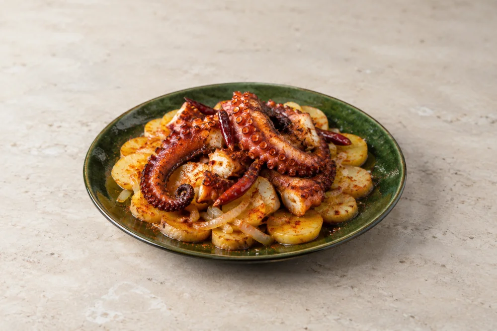 Pulpo a la guindilla