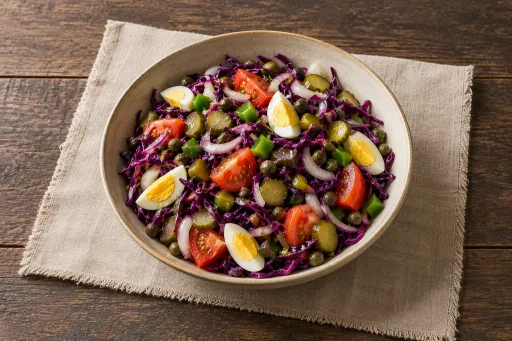 Ensalada de lombarda de navidad