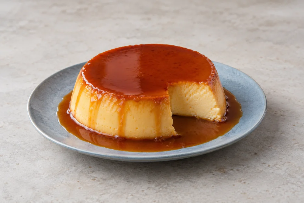 Flan de navidad