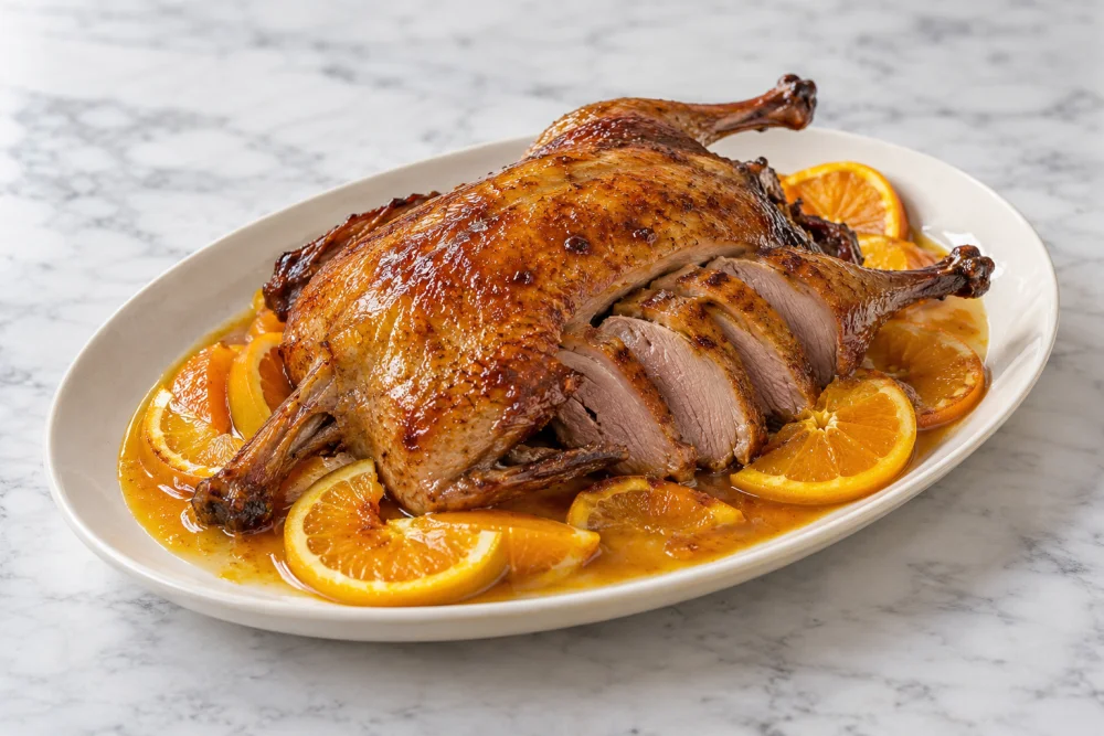 Receta China de pato a la naranja
