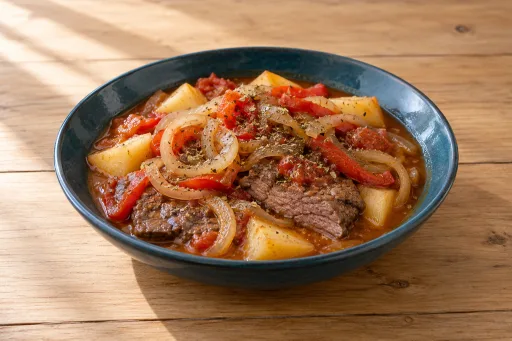Bifes a la criolla