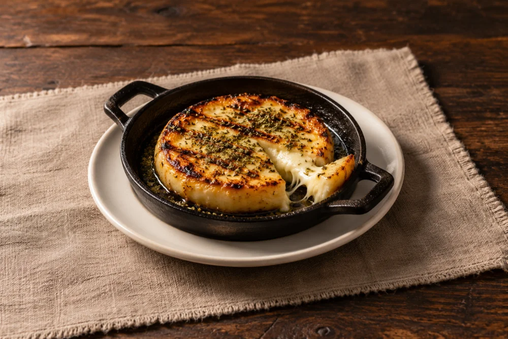 Queso Provolone a la parrilla