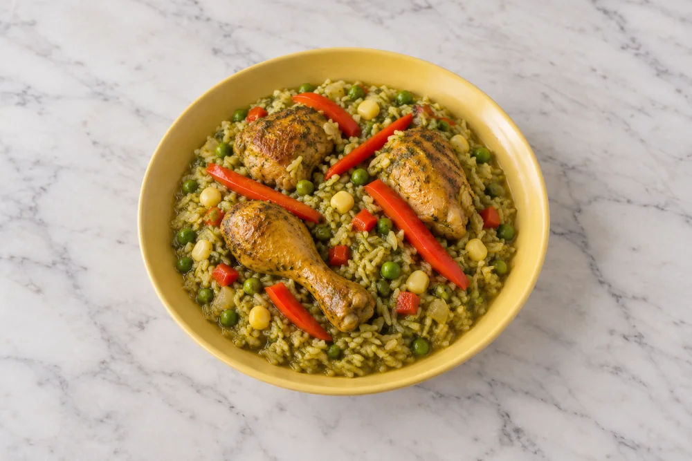 Arroz con pollo a la peruana