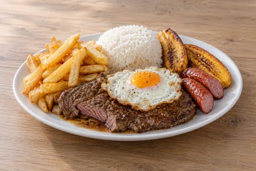 Bistec a lo pobre
