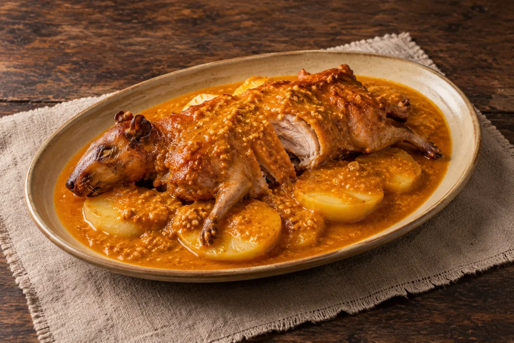 Picante de Cuy al estilo Huaraz