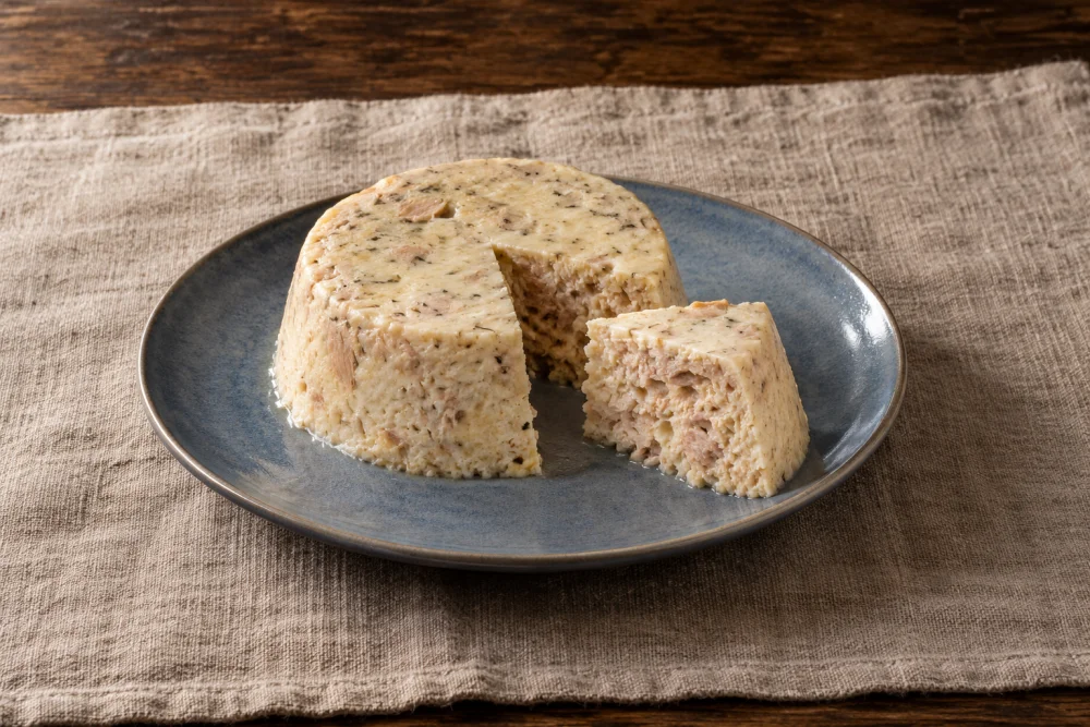 Budín de Atún al Microondas