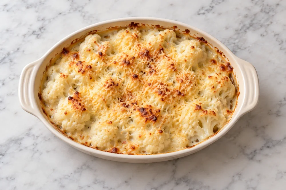 Coliflor con bechamel (receta alternativa)