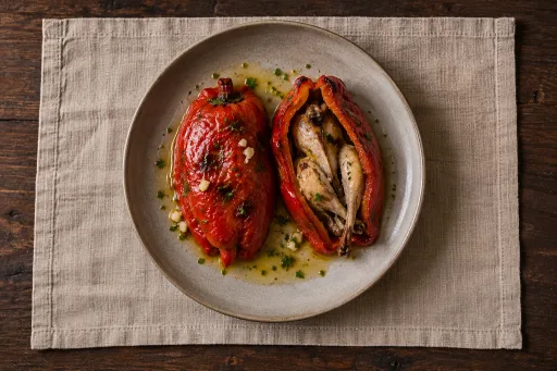 Pimiento de Fitero con farbeta