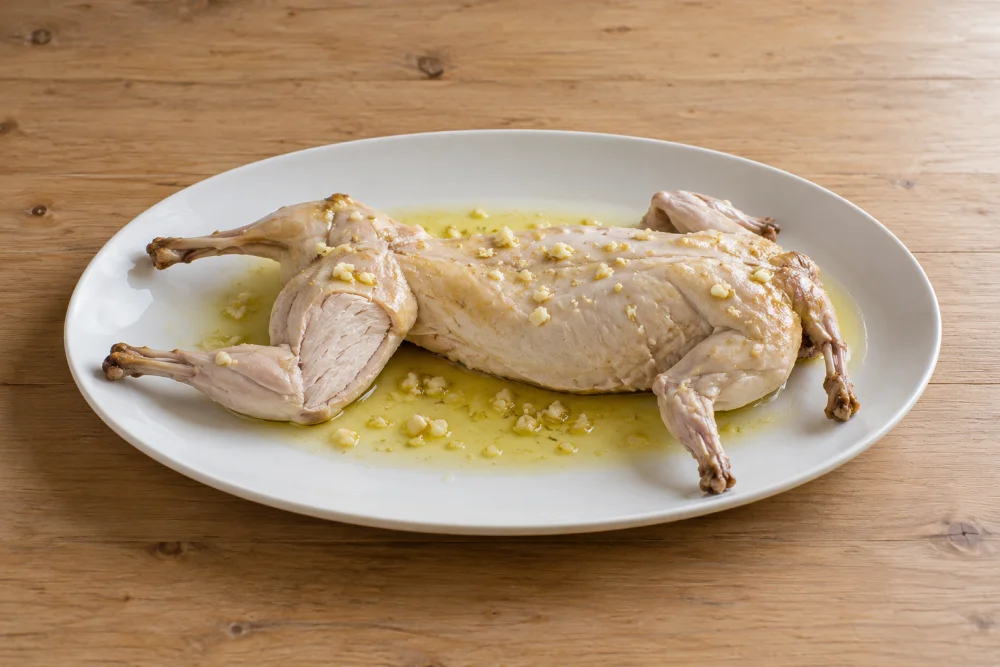 Asado de conejo montés
