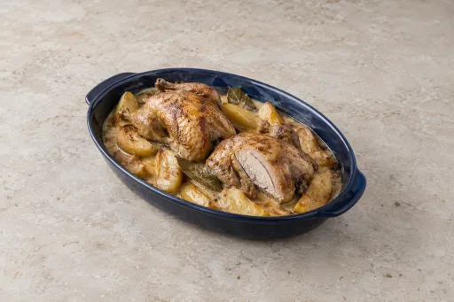 Perdices al horno