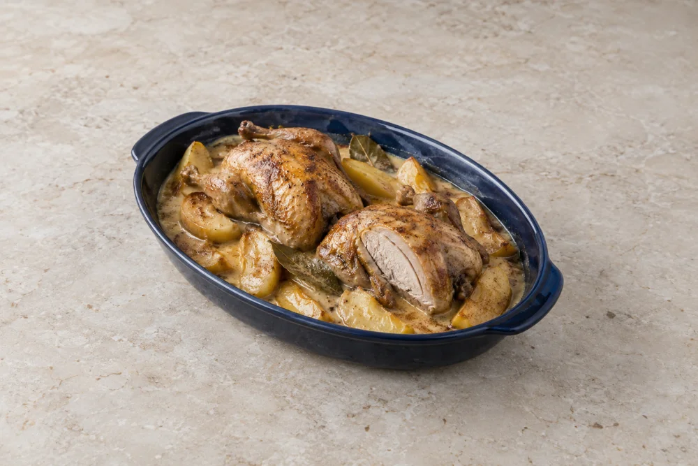 Perdices al horno