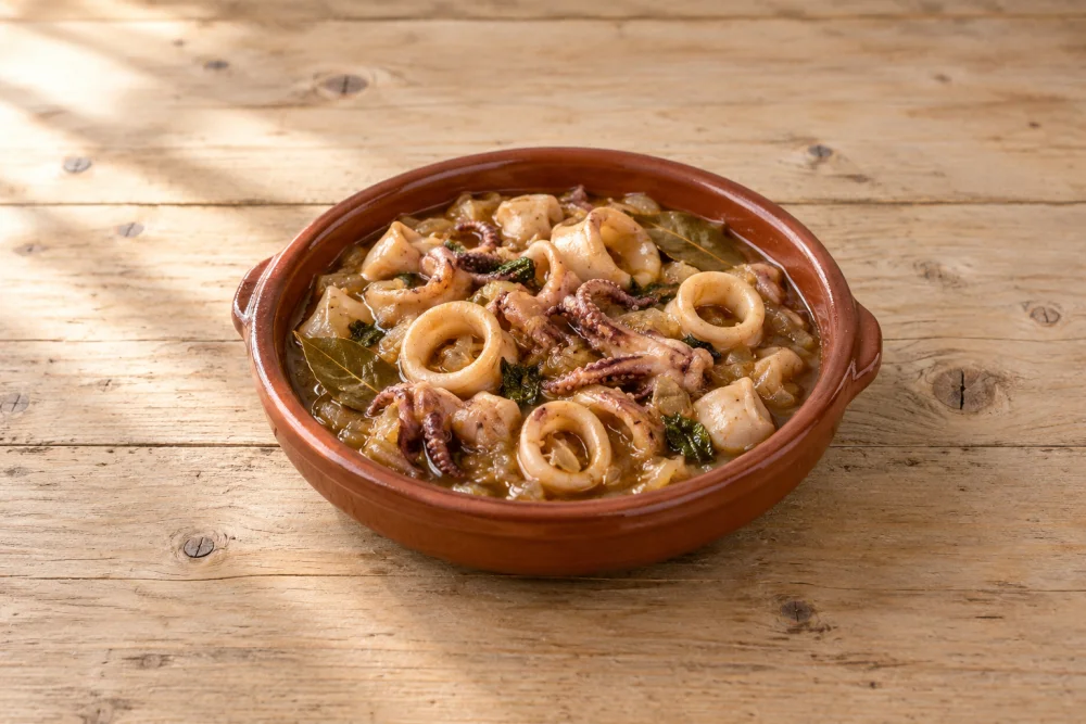 Calamares al jerez