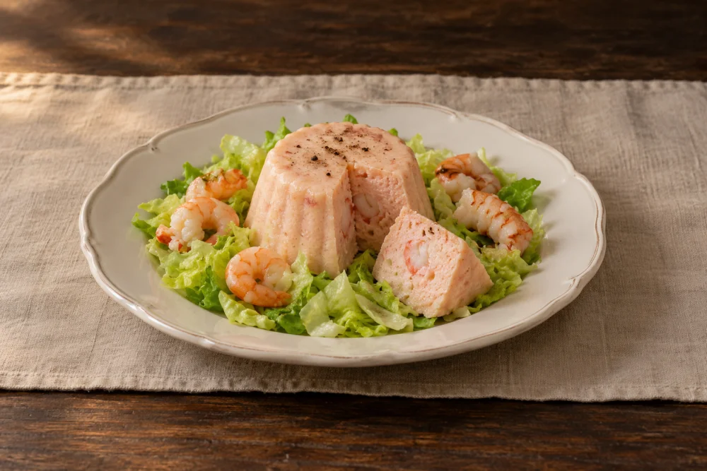 Bavarois  de Gambas y Cigalas