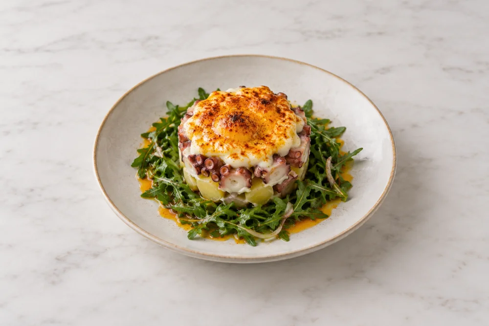 Ensalada templada de pulpo