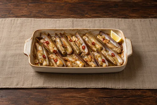 Navajas al horno