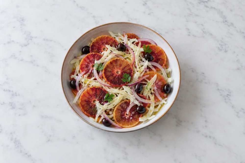 Ensalada de naranja siciliana