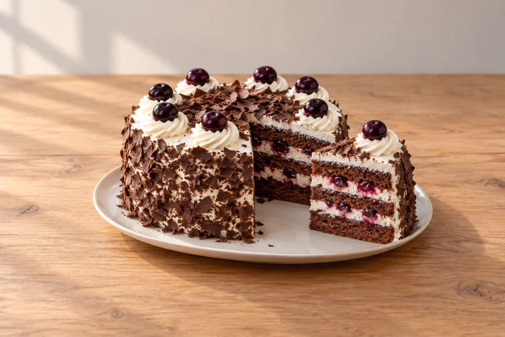 Tarta Selva Negra cerezas
