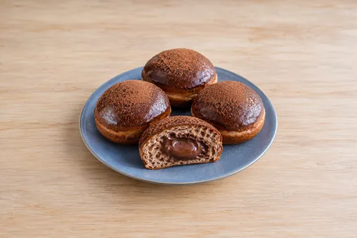 Berlinas/donuts de chocolate