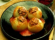 Cebollas rellenas