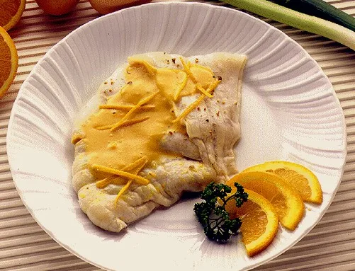 Lenguado a la naranja