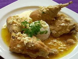 Pollo en Pepitoria