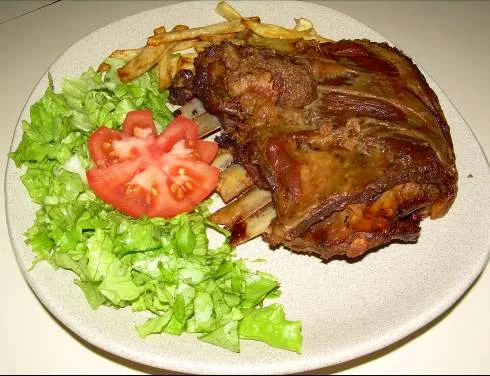 Cordero al horno