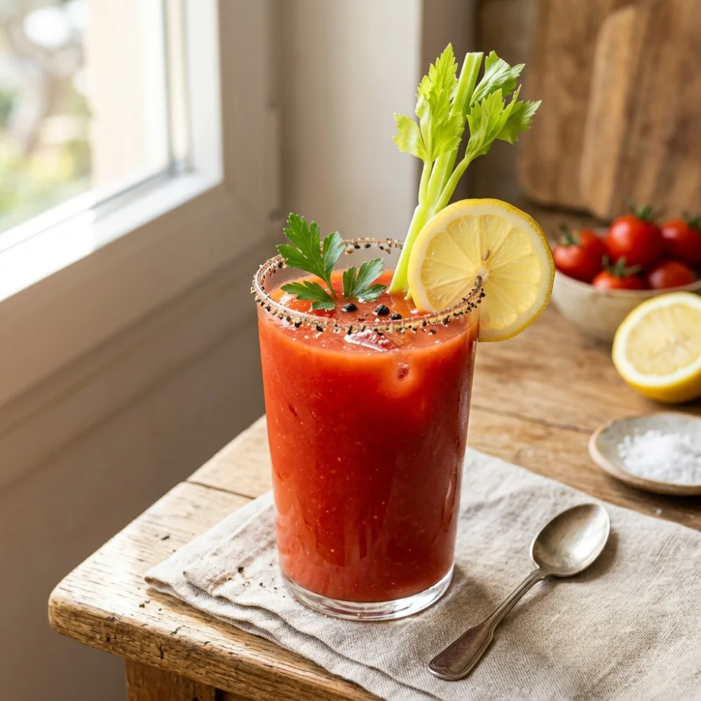 Zumo de tomate casero (con batidora)